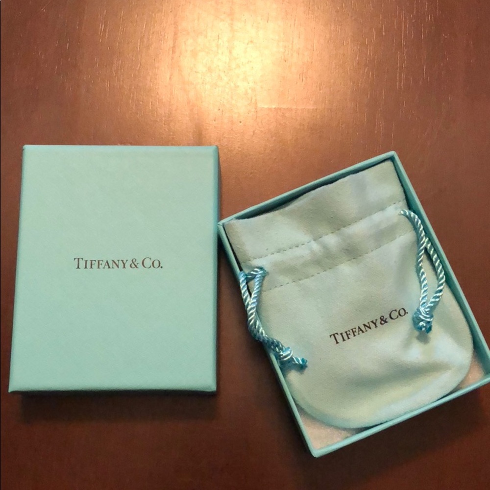 Tiffany box and bag.